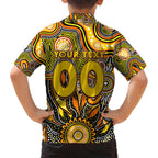 Personalised Tiger NAIDOC Week 2024 Family Matching Summer Maxi Dress and Hawaiian Shirt Aussie Aboriginal Art