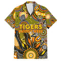 Personalised Tiger NAIDOC Week 2024 Family Matching Summer Maxi Dress and Hawaiian Shirt Aussie Aboriginal Art