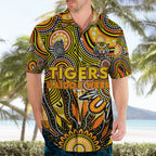 Personalised Tiger NAIDOC Week 2024 Hawaiian Shirt Aussie Aboriginal Art
