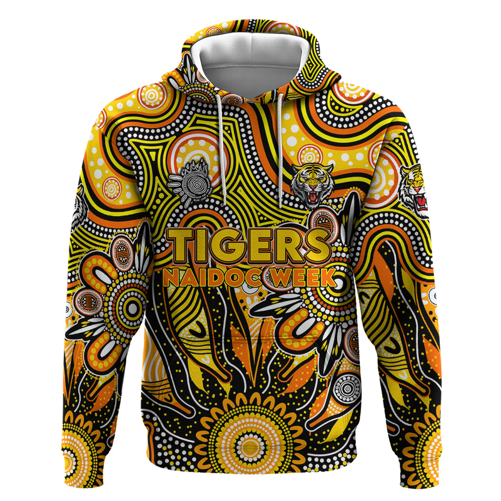 Personalised Tiger NAIDOC Week 2024 Hoodie Aussie Aboriginal Art