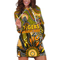 Personalised Tiger NAIDOC Week 2024 Hoodie Dress Aussie Aboriginal Art