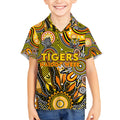 Personalised Tiger NAIDOC Week 2024 Kid Hawaiian Shirt Aussie Aboriginal Art