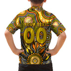 Personalised Tiger NAIDOC Week 2024 Kid Hawaiian Shirt Aussie Aboriginal Art