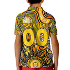 Personalised Tiger NAIDOC Week 2024 Kid Polo Shirt Aussie Aboriginal Art