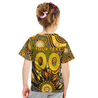 Personalised Tiger NAIDOC Week 2024 Kid T Shirt Aussie Aboriginal Art