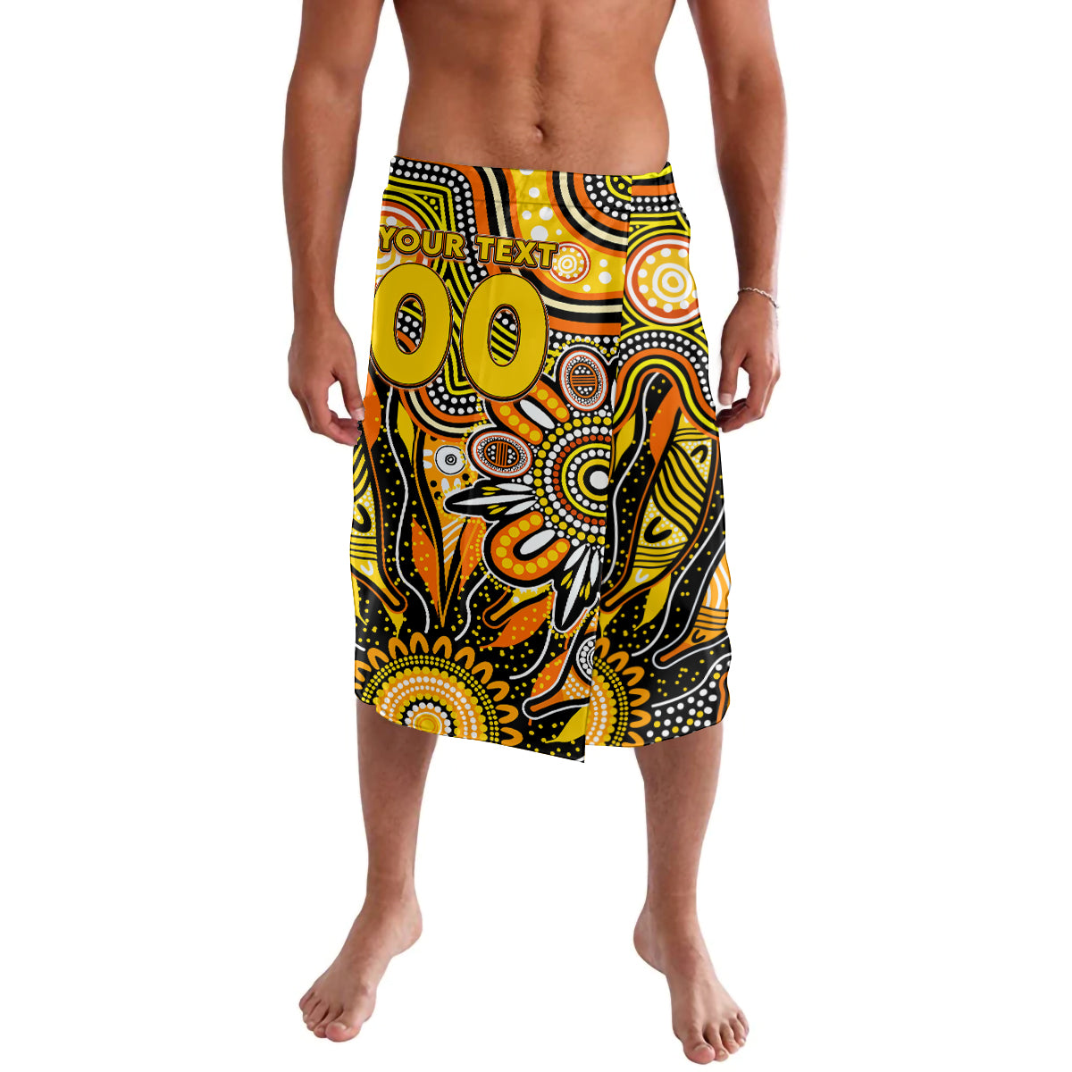 Personalised Tiger NAIDOC Week 2024 Lavalava Aussie Aboriginal Art