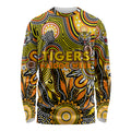 Personalised Tiger NAIDOC Week 2024 Long Sleeve Shirt Aussie Aboriginal Art