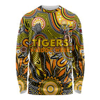 Personalised Tiger NAIDOC Week 2024 Long Sleeve Shirt Aussie Aboriginal Art
