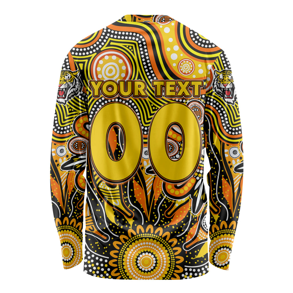 Personalised Tiger NAIDOC Week 2024 Long Sleeve Shirt Aussie Aboriginal Art