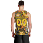 Personalised Tiger NAIDOC Week 2024 Men Tank Top Aussie Aboriginal Art