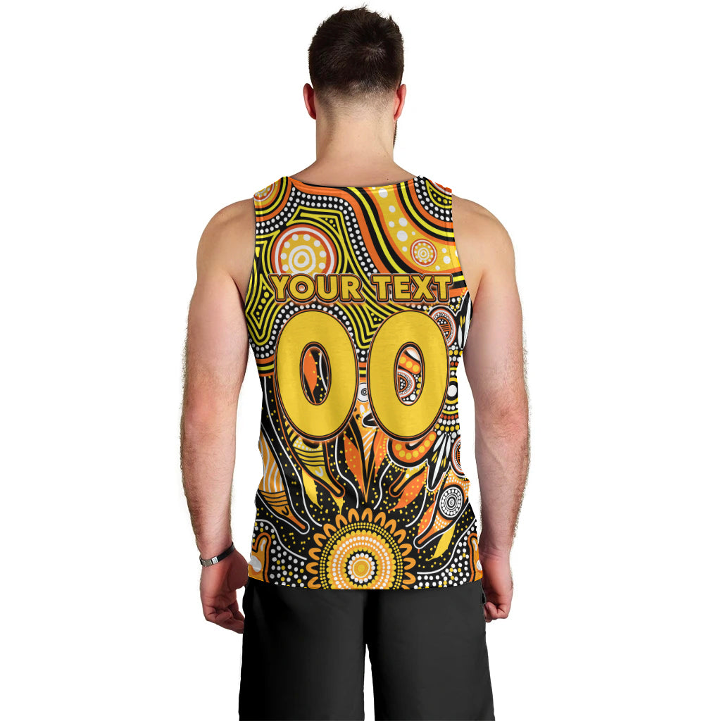 Personalised Tiger NAIDOC Week 2024 Men Tank Top Aussie Aboriginal Art