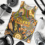 Personalised Tiger NAIDOC Week 2024 Men Tank Top Aussie Aboriginal Art