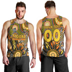 Personalised Tiger NAIDOC Week 2024 Men Tank Top Aussie Aboriginal Art