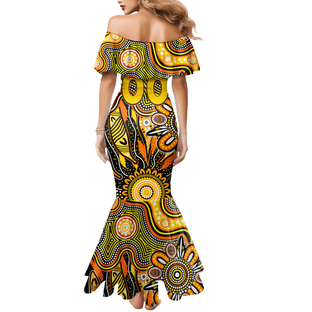 Personalised Tiger NAIDOC Week 2024 Mermaid Dress Aussie Aboriginal Art