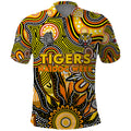 Personalised Tiger NAIDOC Week 2024 Polo Shirt Aussie Aboriginal Art