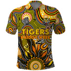 Personalised Tiger NAIDOC Week 2024 Polo Shirt Aussie Aboriginal Art