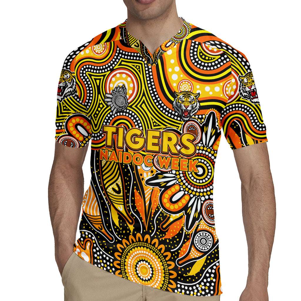 Personalised Tiger NAIDOC Week 2024 Rugby Jersey Aussie Aboriginal Art