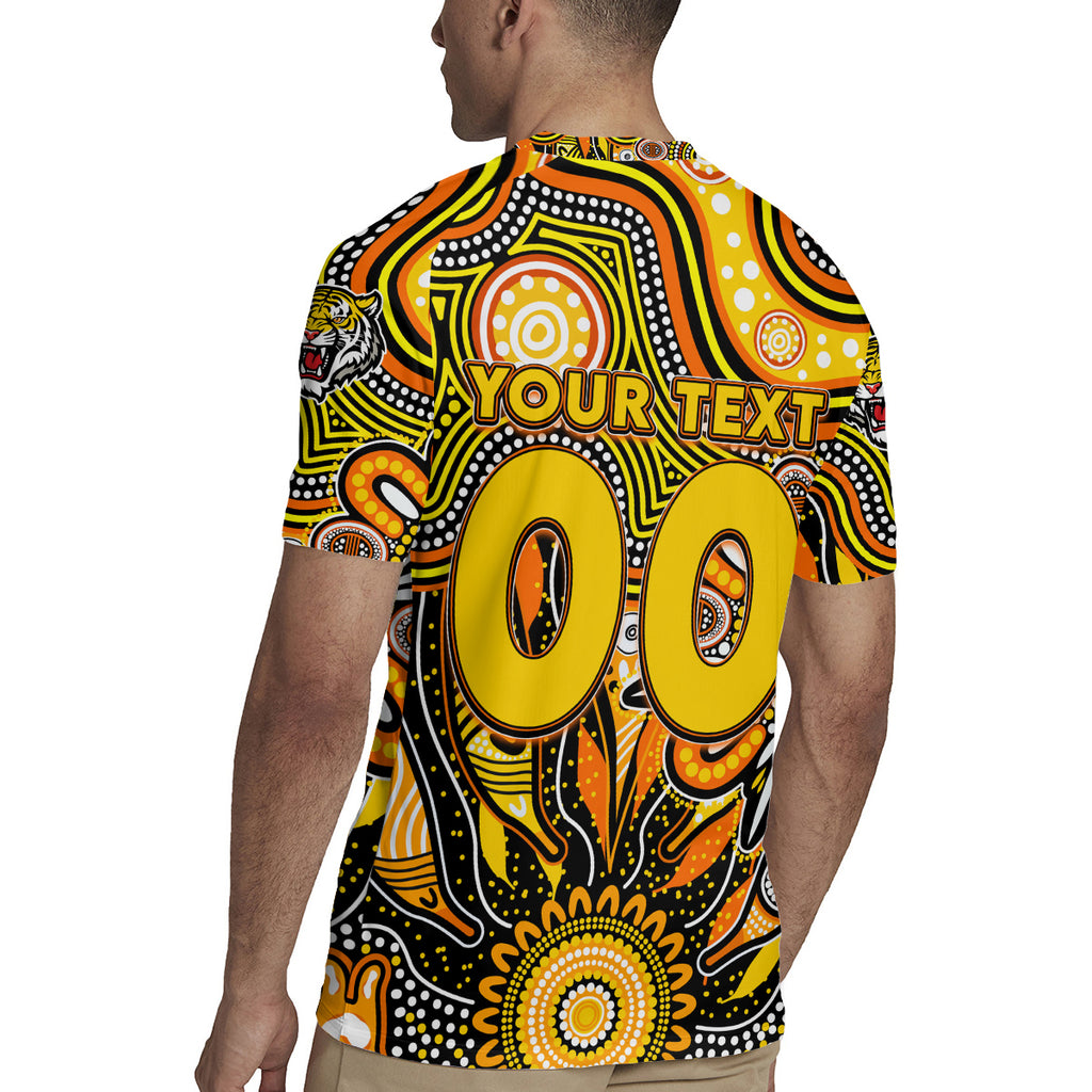 Personalised Tiger NAIDOC Week 2024 Rugby Jersey Aussie Aboriginal Art