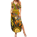 Personalised Tiger NAIDOC Week 2024 Summer Maxi Dress Aussie Aboriginal Art