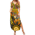 Personalised Tiger NAIDOC Week 2024 Summer Maxi Dress Aussie Aboriginal Art