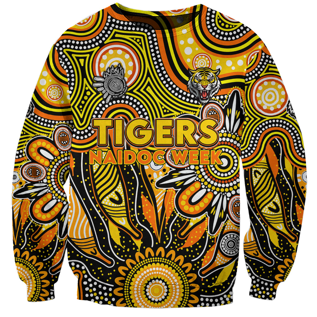 Personalised Tiger NAIDOC Week 2024 Sweatshirt Aussie Aboriginal Art
