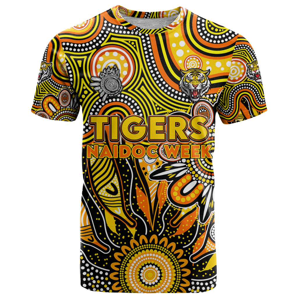 Personalised Tiger NAIDOC Week 2024 T Shirt Aussie Aboriginal Art