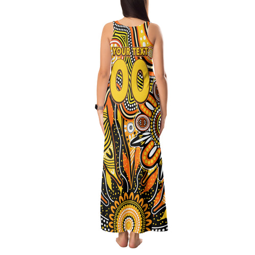 Personalised Tiger NAIDOC Week 2024 Tank Maxi Dress Aussie Aboriginal Art