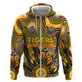 Personalised Tiger NAIDOC Week 2024 Zip Hoodie Aussie Aboriginal Art