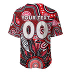 Personalised Saints NAIDOC Week 2024 Baseball Jersey Aussie Aboriginal Art