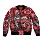 Personalised Saints NAIDOC Week 2024 Bomber Jacket Aussie Aboriginal Art