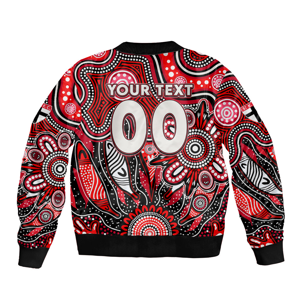 Personalised Saints NAIDOC Week 2024 Bomber Jacket Aussie Aboriginal Art