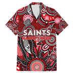 Personalised Saints NAIDOC Week 2024 Family Matching Mermaid Dress and Hawaiian Shirt Aussie Aboriginal Art