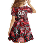 Personalised Saints NAIDOC Week 2024 Family Matching Summer Maxi Dress and Hawaiian Shirt Aussie Aboriginal Art