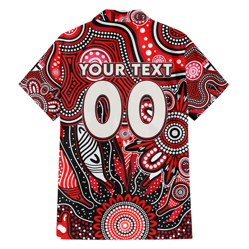Personalised Saints NAIDOC Week 2024 Hawaiian Shirt Aussie Aboriginal Art