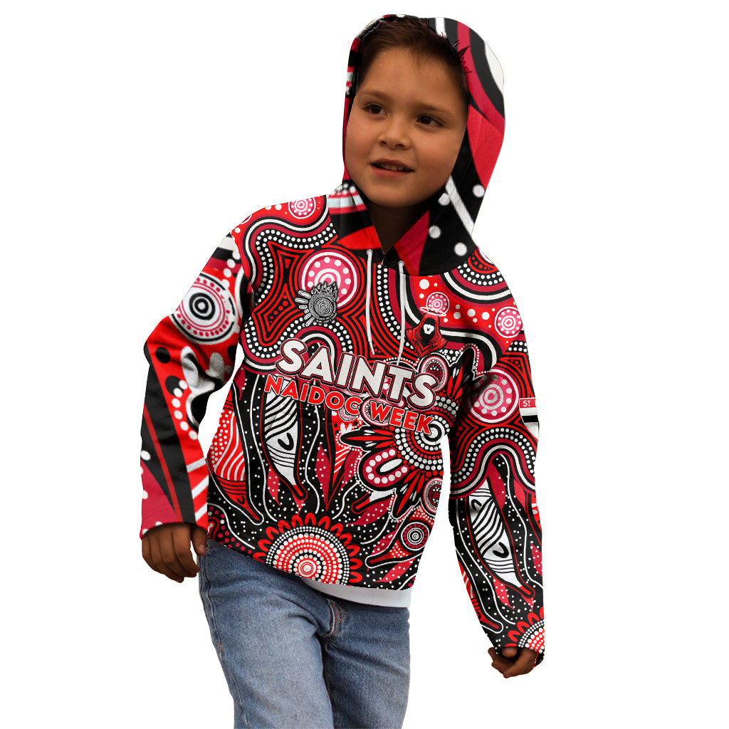 Personalised Saints NAIDOC Week 2024 Kid Hoodie Aussie Aboriginal Art
