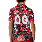 Personalised Saints NAIDOC Week 2024 Kid Polo Shirt Aussie Aboriginal Art