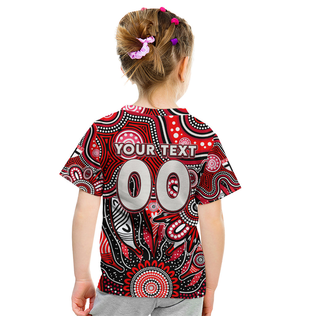 Personalised Saints NAIDOC Week 2024 Kid T Shirt Aussie Aboriginal Art
