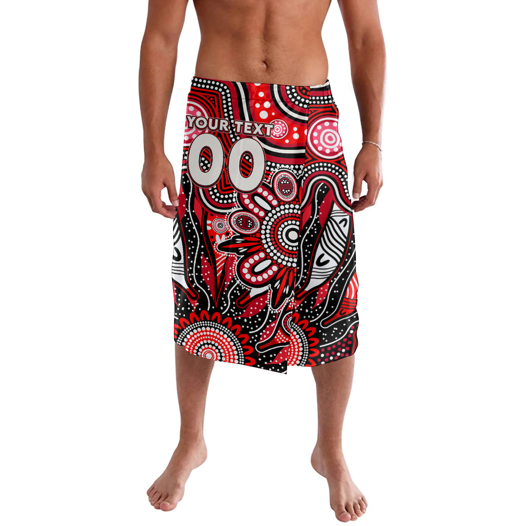 Personalised Saints NAIDOC Week 2024 Lavalava Aussie Aboriginal Art