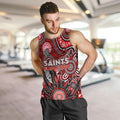 Personalised Saints NAIDOC Week 2024 Men Tank Top Aussie Aboriginal Art