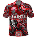 Personalised Saints NAIDOC Week 2024 Polo Shirt Aussie Aboriginal Art