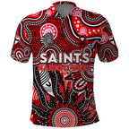 Personalised Saints NAIDOC Week 2024 Polo Shirt Aussie Aboriginal Art