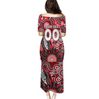 Personalised Saints NAIDOC Week 2024 Puletasi Aussie Aboriginal Art