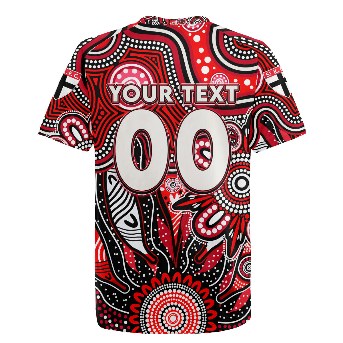 Personalised Saints NAIDOC Week 2024 Rugby Jersey Aussie Aboriginal Art