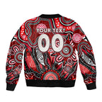 Personalised Saints NAIDOC Week 2024 Sleeve Zip Bomber Jacket Aussie Aboriginal Art