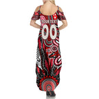 Personalised Saints NAIDOC Week 2024 Summer Maxi Dress Aussie Aboriginal Art