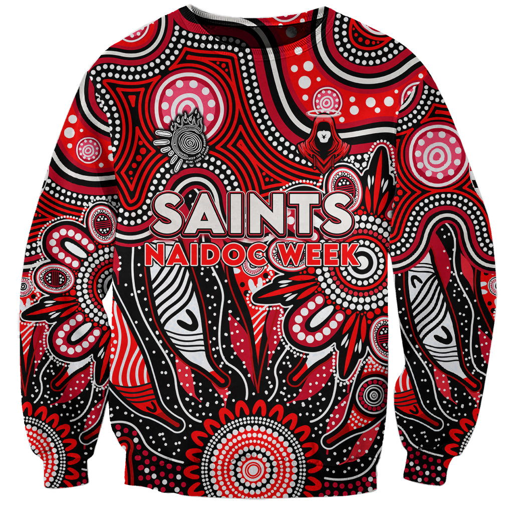 Personalised Saints NAIDOC Week 2024 Sweatshirt Aussie Aboriginal Art