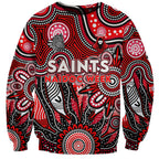 Personalised Saints NAIDOC Week 2024 Sweatshirt Aussie Aboriginal Art
