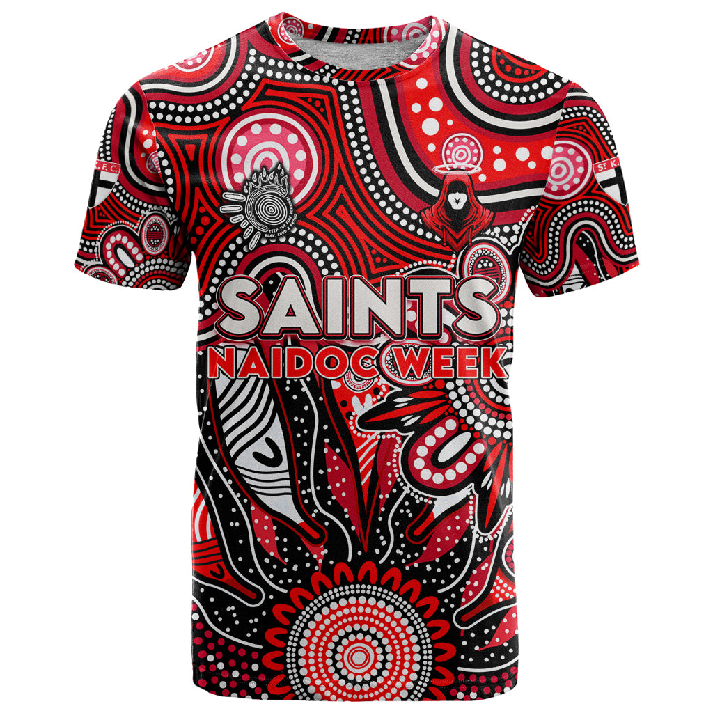 Personalised Saints NAIDOC Week 2024 T Shirt Aussie Aboriginal Art