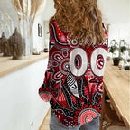 Personalised Saints NAIDOC Week 2024 Women Casual Shirt Aussie Aboriginal Art