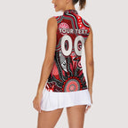 Personalised Saints NAIDOC Week 2024 Women Sleeveless Polo Shirt Aussie Aboriginal Art